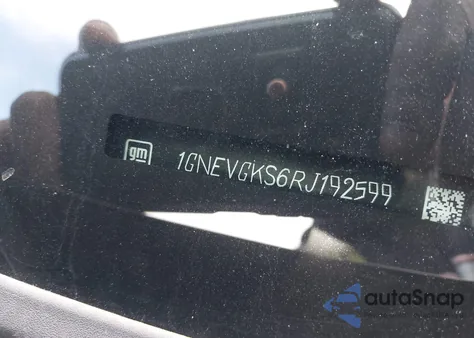 2024 Chevrolet Traverse Awd Lt из США, поврежденный, VIN 1GNEVGKS6RJ192599